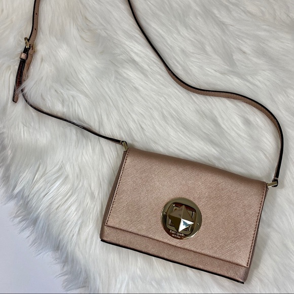 gold crossbody clutch